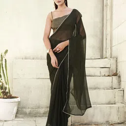 Tikhi Imli Solid Ready to Wear Saree-picture-22