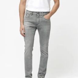 Rare Rabbit Grey Slim Fit Fit Solid Jeans-image-58