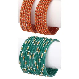 1ST TIME Orange Alloy Bangle-58