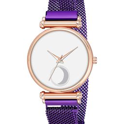 CSAMON Women Printed Dial & Bracelet Style Straps Analogue Watch C34RG WH Chand PUR M-image-10