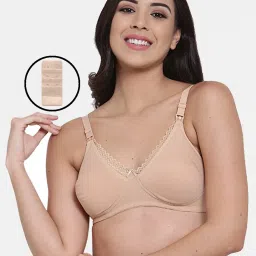 Inner Sense Beige Full Coverage Maternity Bra image 1