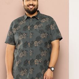Sztori Men Plus Size Floral Printed Casual Shirt-picture-14