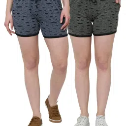 Vimal Jonney Multicolor Self Shorts Pack of 2 image 1