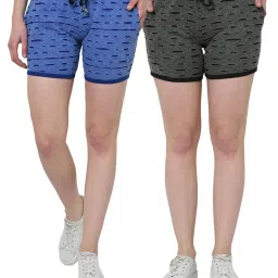 Vimal Jonney Multicolor Self Shorts Pack of 2 image 1