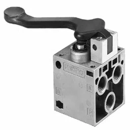 Festo Lever 5/2 Way Valve, Monostable Pneumatic Manual Control Valve TH Series, G 1/4, G 1/4, TH-5-1/4-B-picture-38
