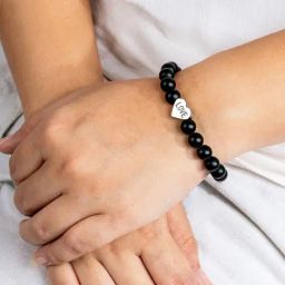 Joker & WItch Black Today Was A Fairytale Couple Beaded Bracelet-10