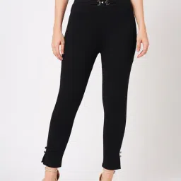 Globus Black Blended Skinny Fit Treggings-picture-31