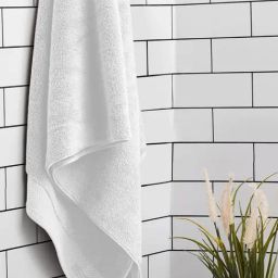Spaces Luxury Egyption White 670 GSM Cotton Bath Towel-image-47