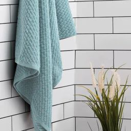 Spaces Genesis Blue 400 GSM Cotton Bath Towel-picture-20