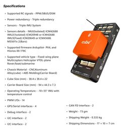 Hex Pixhawk Cube+ Flight Controller Autopilot image 4