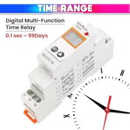 amiciSmart Multi-Functional On Off Delay Cycle Timer Switch 16 Amp 0.1 sec to 99 Days Range with 20 Function Modes, 1xCYCLE-TIMER image 2