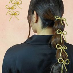 HAIR DRAMA CO. Women Set of 4 Embellished Alligator Hair Clip-image-41