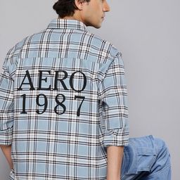 Aeropostale Checked Pure Cotton Casual Shirt-image-32