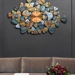 Aapno Rajasthan Metal Multicolor Metal Clock-21