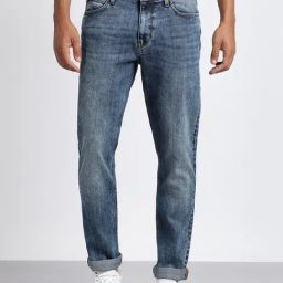 Lee Blue Cotton Skinny Fit Jeans-picture-7