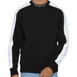 Calvin Klein Jeans Black Slim Fit Colour Block Sweatshirt-picture-20