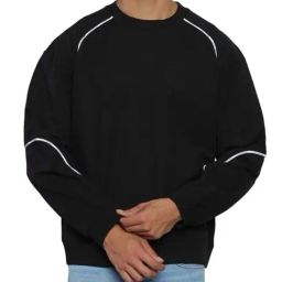 Calvin Klein Jeans Black Cotton Regular Fit Sweatshirt-image-37