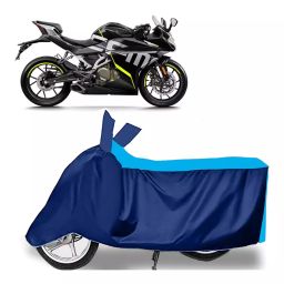 Auto Pearl Two Wheeler Cover for CFMoto 250SR - Cyan, Blue-image-37