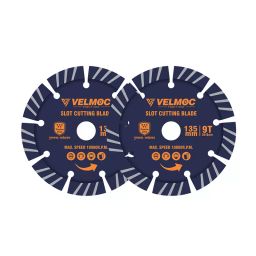 VELMOC 135 x 20 mm Wall Chaser Blade Diamond Saw Blade Seg( Pack of 100)-18