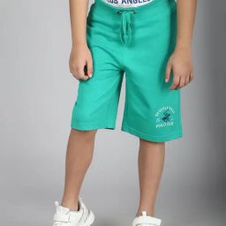 Beverly Hills Polo Club Kids Sea Green Printed Shorts-image-97