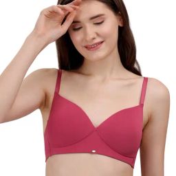 Soie Fuchsia Full Coverage T-Shirt Bra-20