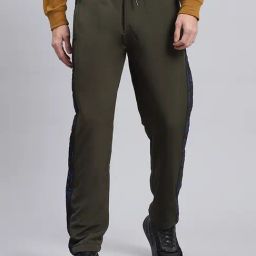 Monte Carlo Olive Regular Fit Trackpants-image-26