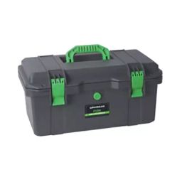 WIPCOOL 460x250x230 mm PP Tool Box 3.5 mm Thickenss Black, TB-2-36