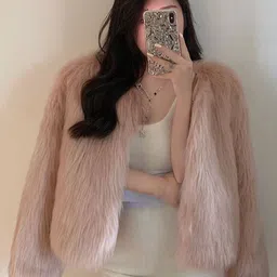JC Mode Self Design Long Sleeves Front Open Coats-5
