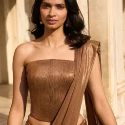 Dash and Dot Sari Drape Corset & Pant image 5