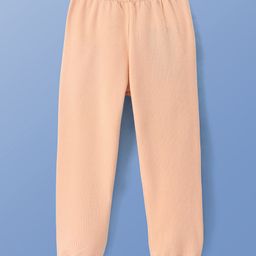 Pine Kids Full Length Solid Thermal Bottoms - Cream Puff-image-121
