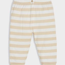Mi Arcus Cotton Elastane Striped Pajama - Beige-image-101