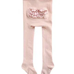 SYGA Cotton Solid Stockings - Pink-picture-0