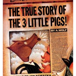 True Story of the Three Little Pig Picture Book by Jon Scieszka - English-18