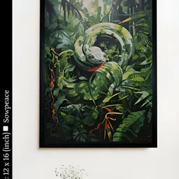 SOWPEACE Green & Grey 1 Piece Canvas Floral and Botanical Wall Photographs-image-32