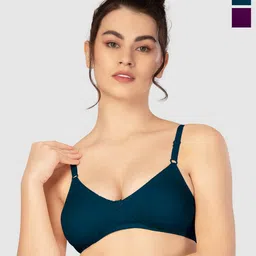Lovable Women Pack of 2 Solid Full Coverage Lightly Padded Bra-image-76