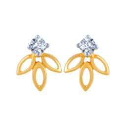 P.C. Chandra Jewellers 14 kt Gold & Diamond Earrings-picture-11