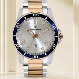Multicolured/Silver Analogue Watch-image-65