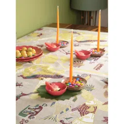 freedom tree Mindscape Cotton Light Slub Neu Neutral Print & Pattern Table Covers image 2