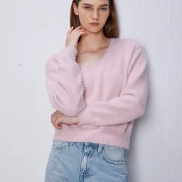 Cover Story Pink Regular Fit Sweater-picture-44
