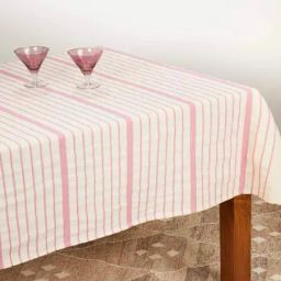Jaipur Rose Pure Cotton Pink Solid & Textured Table Covers-11