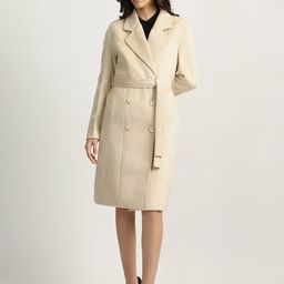 Iconic Notched Collar Full Sleeves Double Breasted Overcoat-picture-4