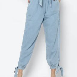 American Eagle Outfitters Light Blue Relaxed Fit Joggers-picture-35