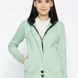 Belle Fille Sea Green Regular Fit Jacket-picture-16