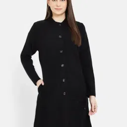 Duke Black Self Design Longline Sweater-picture-43