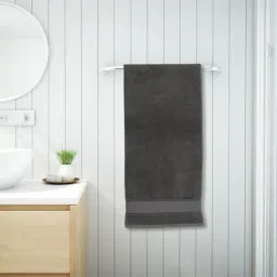 Spaces Econova Dark Grey 550 GSM Cotton Bath Towel-image-96