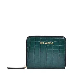 BELWABA Green Textured Zip Around Wallet for Women-27