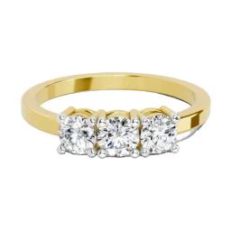 Sparkles Lab Grown Diamond 14k (585) Yellow Gold Ring for Women-picture-40