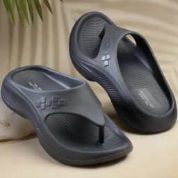 Asian Men's Grey Flip Flops-image-36
