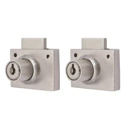 Harrison 50 mm Silver Zinc 6 Pin Furniture Lock with 2 Keys Each, MPL-0248-PK02 (Pack of 2 Pcs)-43