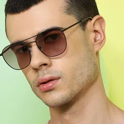 John Jacobs Unisex Square Sunglasses with Polarised and UV Protected Lens 137152 image 5